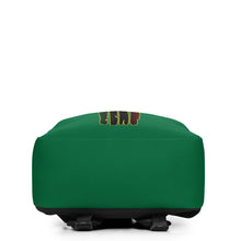 Load image into Gallery viewer, Color Green 1 Pan African flag color 3rd eye skull Minimalist Backpack

