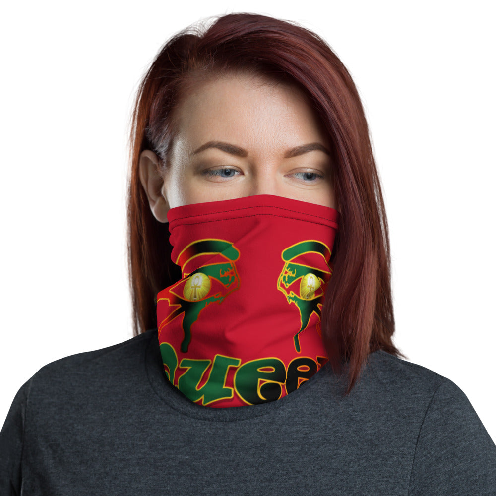 Color Red Queen of NC Neck Gaiter