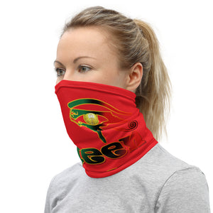 Color Red 1 Queen of NC Neck Gaiter