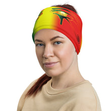 Load image into Gallery viewer, Rasta colors Queen of NC Neck Gaiter
