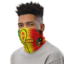 Load image into Gallery viewer, Coloring Rasta style African flag Bornready warready style 2......Neck Gaiter
