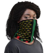 Load image into Gallery viewer, Pan African American flag design 2 Neck Gaiter
