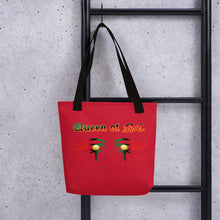 Load image into Gallery viewer, RED Queen of NC style 1 Tote bag
