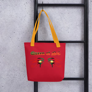 RED Queen of NC style 1 Tote bag