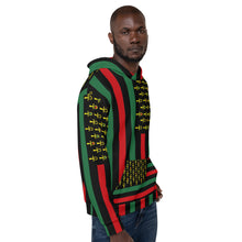 Load image into Gallery viewer, Juneteenth all over print Unisex Hoodie design 2
