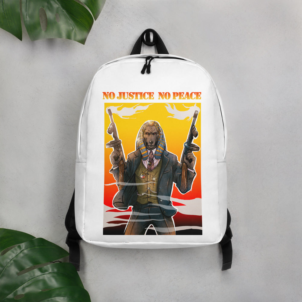 No Justice No peace Minimalist Backpack
