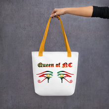 Load image into Gallery viewer, NC Queen of NC style 1 Tote bag
