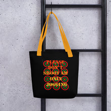 Load image into Gallery viewer, Black Please don&#39;t shoot Tote bag
