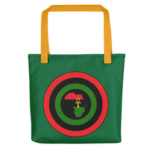Load image into Gallery viewer, Green shield of Africa Tote bag
