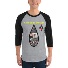 Load image into Gallery viewer, Enough is Enough no more tears/ Blood 3/4 sleeve raglan shirt
