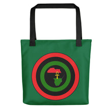 Load image into Gallery viewer, Green shield of Africa Tote bag
