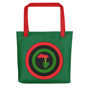 Green shield of Africa Tote bag