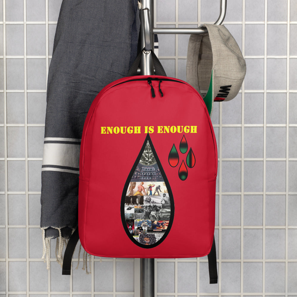 Red Enough is ENough Minimalist Backpack