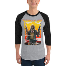 Load image into Gallery viewer, No justice no Peace 3/4 sleeve raglan shirt
