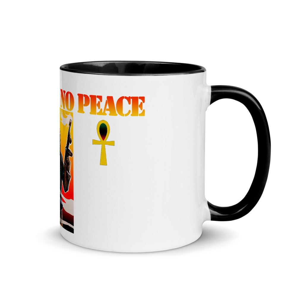 No Justice No Peace Mug with Color Inside