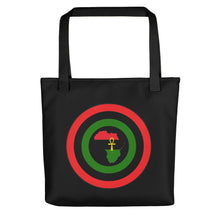 Load image into Gallery viewer, Black Shield of Africa Tote bag
