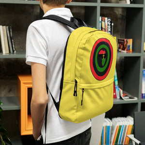 Yellow Shield of Africa Backpack