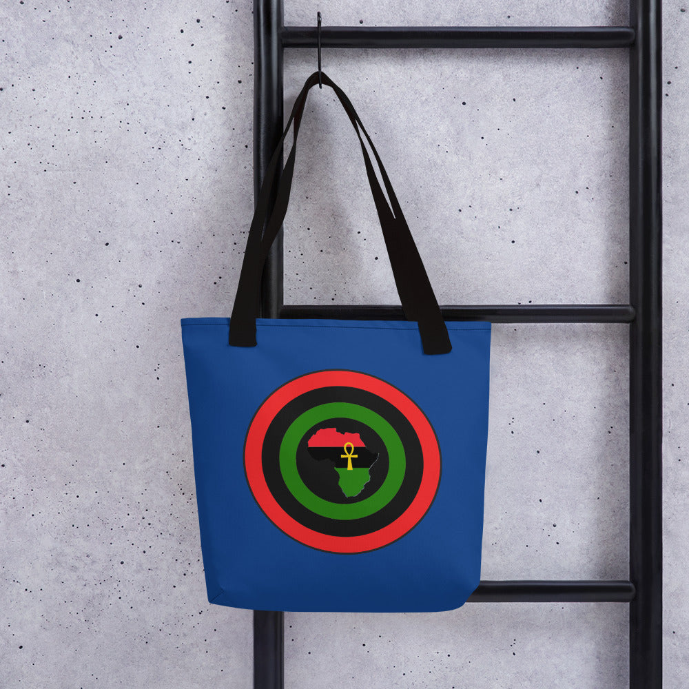 Blue Shield of Africa Tote bag