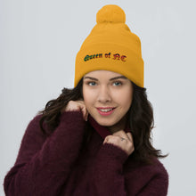 Load image into Gallery viewer, Pom-Pom Beanie Queen of NC
