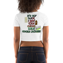 Load image into Gallery viewer, Lips it in my DNA Women’s Crop Tee
